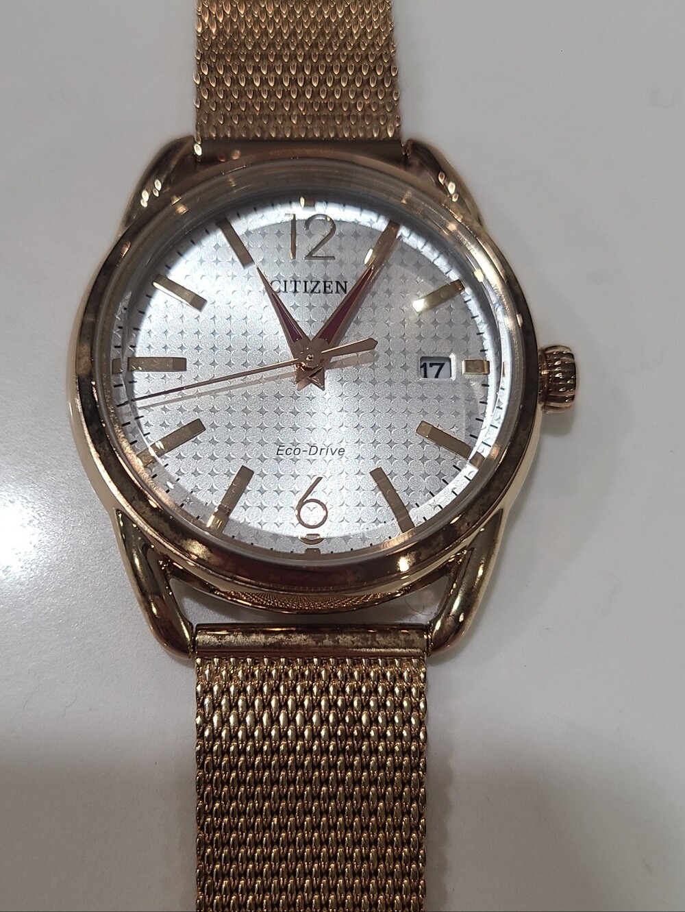 EUC CITIZEN WOMEN'S GOLD J810 WATCH ECO-DRIVE FE6083-72A - Picture 10 of 16